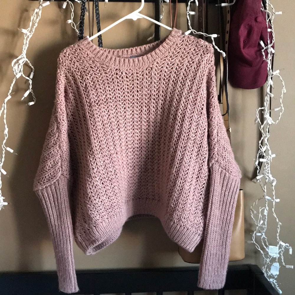 Chunky knit sweater